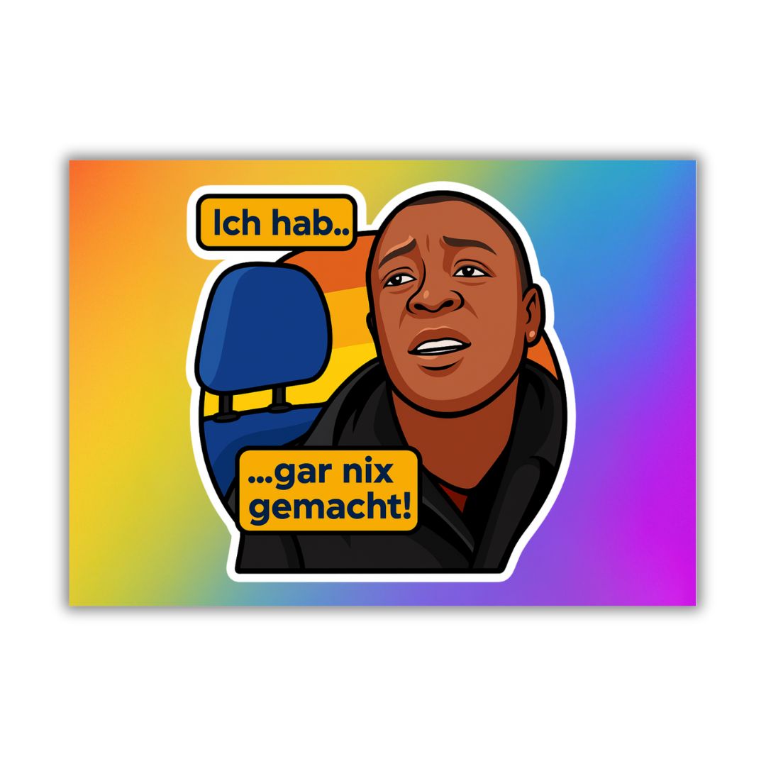 Meme Postkarten-Set + Limitierte Sammelkarte (Tung Tung Edition)