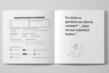 Klo-Gästebuch 💩 – Das Buch für große Geschäfte & kleine Geheimnisse!