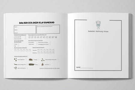 đ© Klo-GĂ€stebuch â Das Buch fĂŒr groĂe GeschĂ€fte & kleine Geheimnisse!