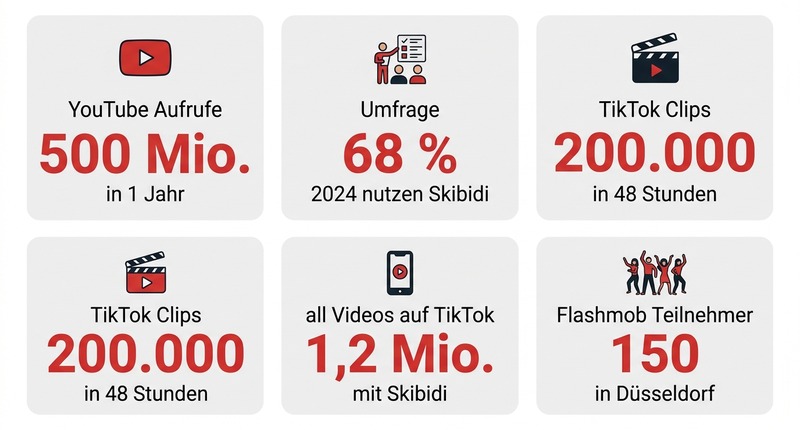 Skibidi 2023: 1,2 Mio. Videos