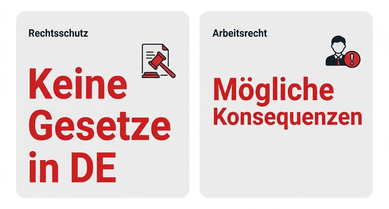 Ghosting: Kein Rechtsschutz in DE